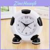 Creative Football Shape Alarm Clock With Analog And Digital Display For Children