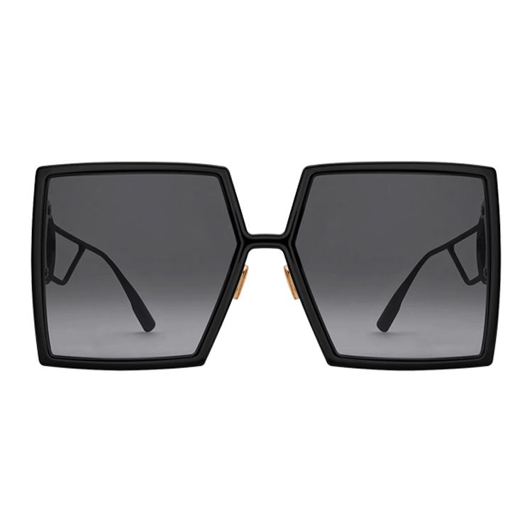 Dior 30 Montaigne Square Frame Sunglasses Women Sunglasses Black 30MONTAIGNE-8071I