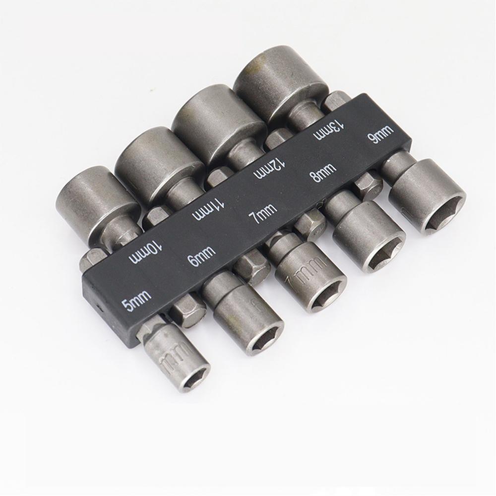 9/14PCS Socket Inner Hexagonal Wrench Hexagonal Handle Screwdriver Socket Extension Rod Pneumatic Screwdrivers Insert Tools Sets
