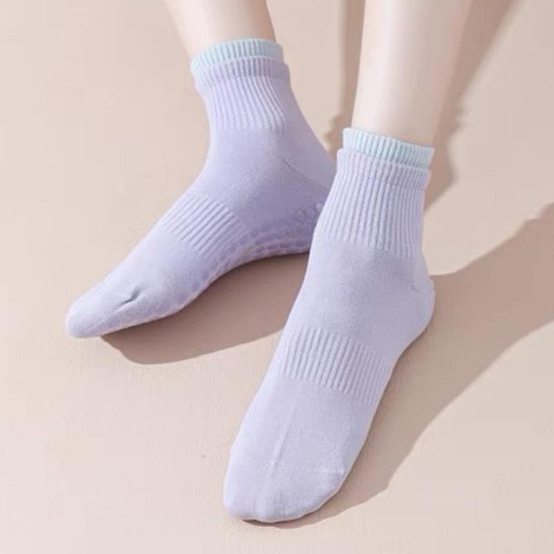Double Cuff Women's Mid-tube Socks Short Socks Cotton Socks Breathable Sports Socks