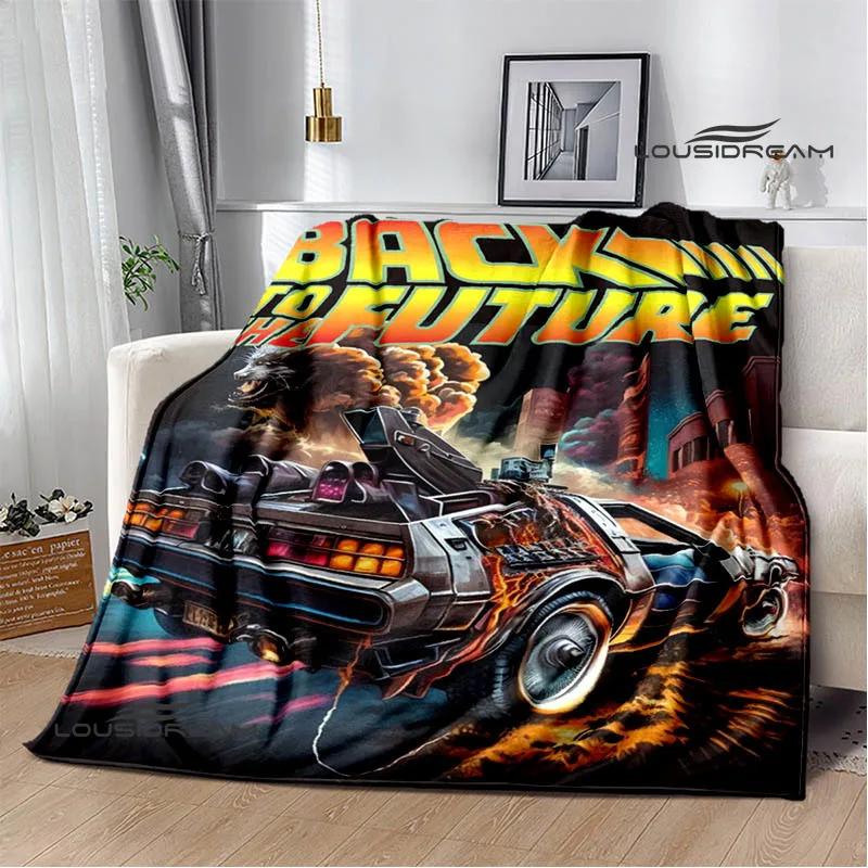 Movie Back To The Future blankets picnic blanket Warm Flannel blankets Soft and comfortable blanket bed linings Birthday Gift