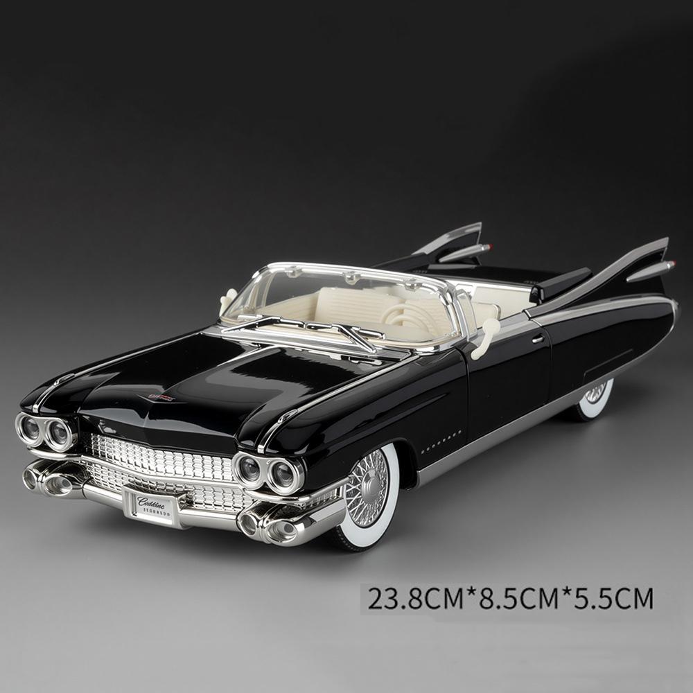 1:24 Scale Eldorado Biarritz 911 Sports Car Model Toy Metal Diecast Sound Light Shock Absorption Models Home Decoration Gifts