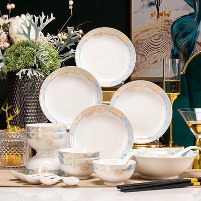 Jingdezhen Ceramic 24-Piece Dinnerware Set
