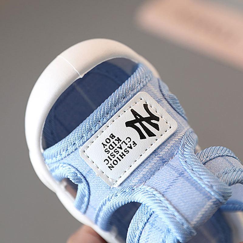 Baby Closed-Toe Sandals, New Summer Style, Shoes for Boys and Girls 0-1-2 Years Old, Infant Walking Shoes.