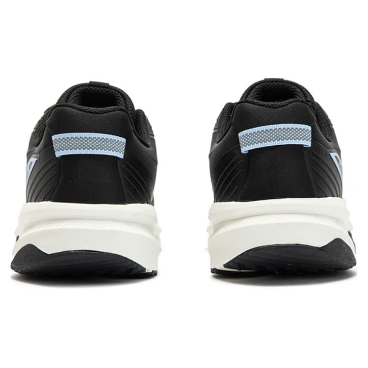 361 Cushioning Abrasion Resistant Waterproof Low top Running Shoes Women's Black Blue 582342239 /