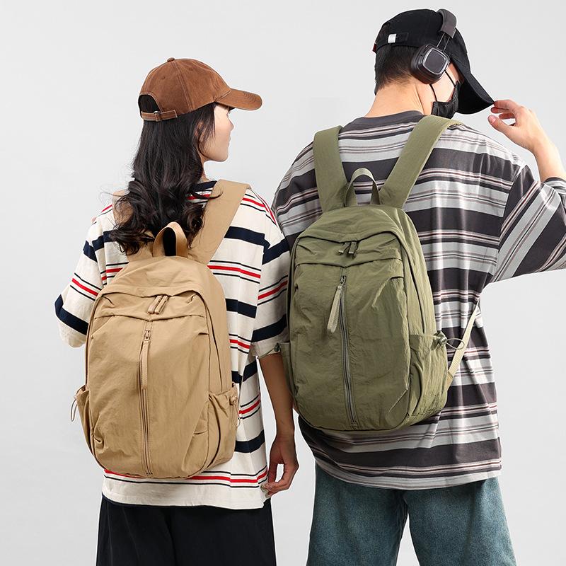 Schoolbag Simple Fashion High Sense Versatile Large Capacity Shoulder Bag 1011 Summer New Student Outdoor Travel Backpack