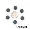 Black Ferrite Cylinder Magnet Ring with Hole - Strong Ring-Shaped Salvage Magnet.