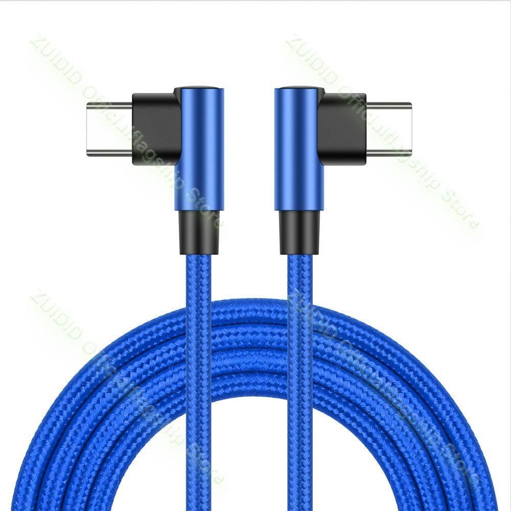 60W USB C to USB Type C Cable PD 3A Fast Charging Phone Charger Cord For Huawei Samsung S21 Xiaomi POCO 3 Macbook iPad Pro 2/3m