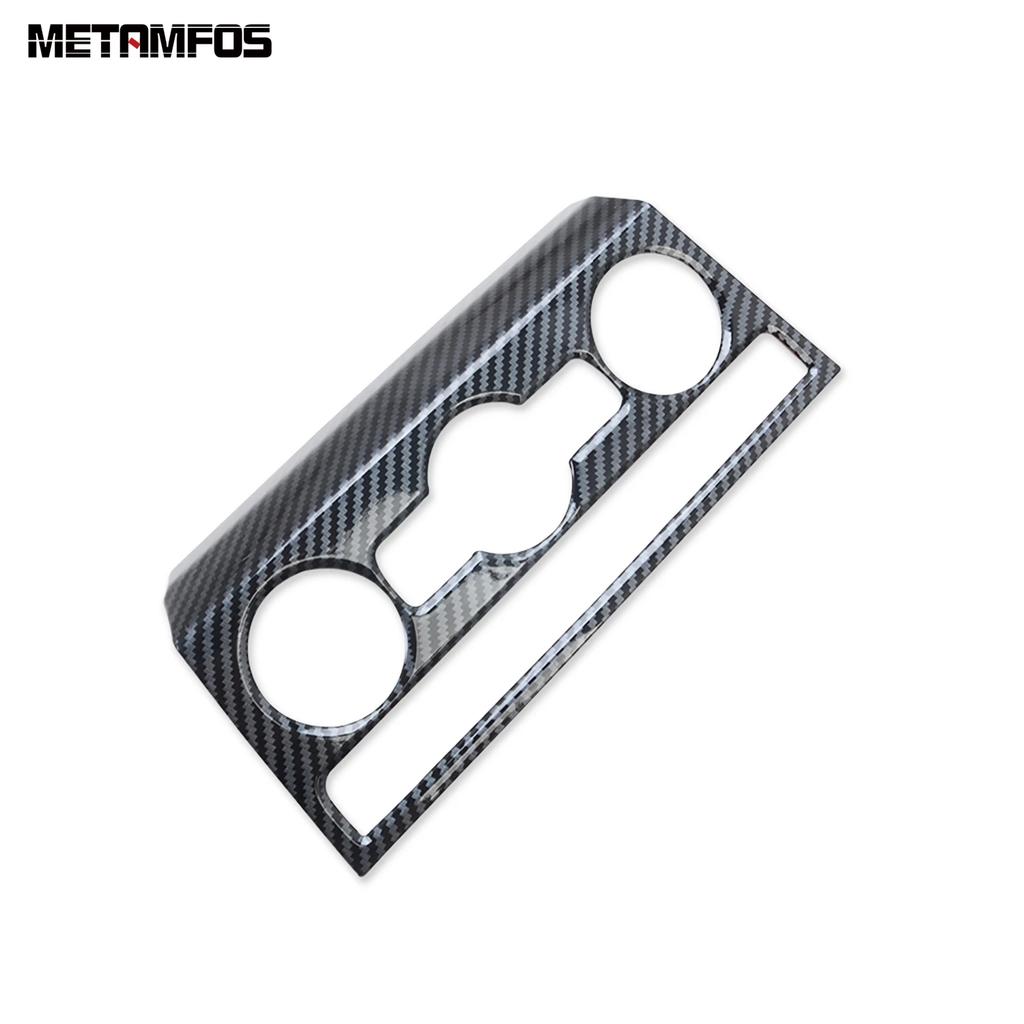 For Volkswagen VW T-Roc TROC 2018-  Carbon Fiber Air Condition Adjustment Switch Panel Cover Trim Interior Accessories