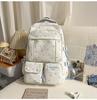 Schoolbag Japanese ins new high-value schoolbag, sweet star bar pain bag, lightweight and versatile backpack for junior high school students