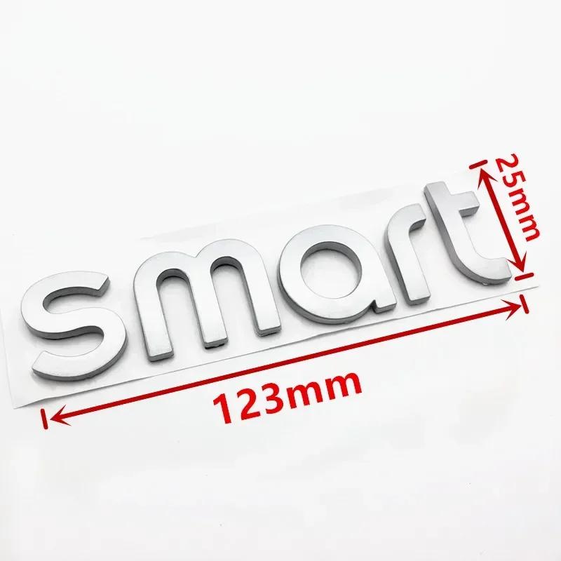Car Sticker 3D ABS Car Front Head Hood Bonnet Emblem Logo Rear Tail Bumper Trunk Boot Mark Badge Sticker For Benz Smart Car Acce