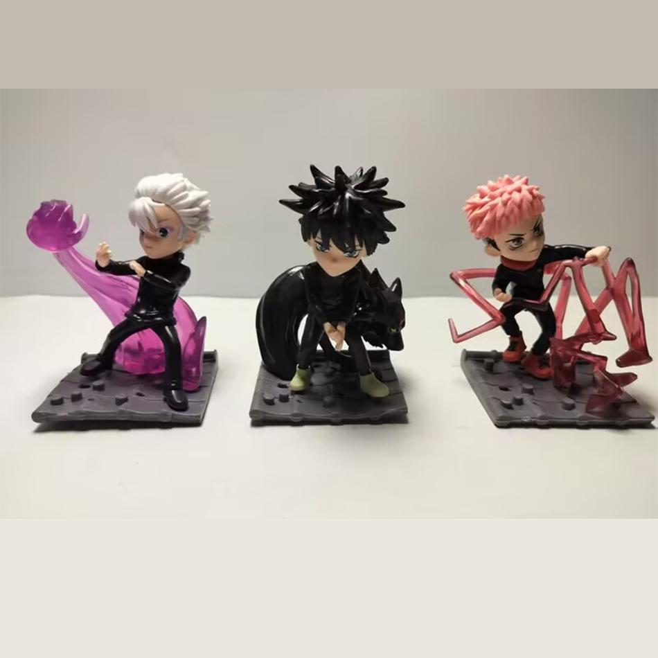 6-Style Anime Jujutsu Kaisen Series Figure Itadori Yuji Gojo Satoru Megumi Combat Special Effects Statue Pvc Model Ornament Toys