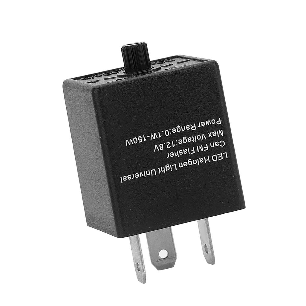 12V 3?PIN Adjustable LED Flasher Relay Turn Signal Light Blinker For Automotive Motorcycle