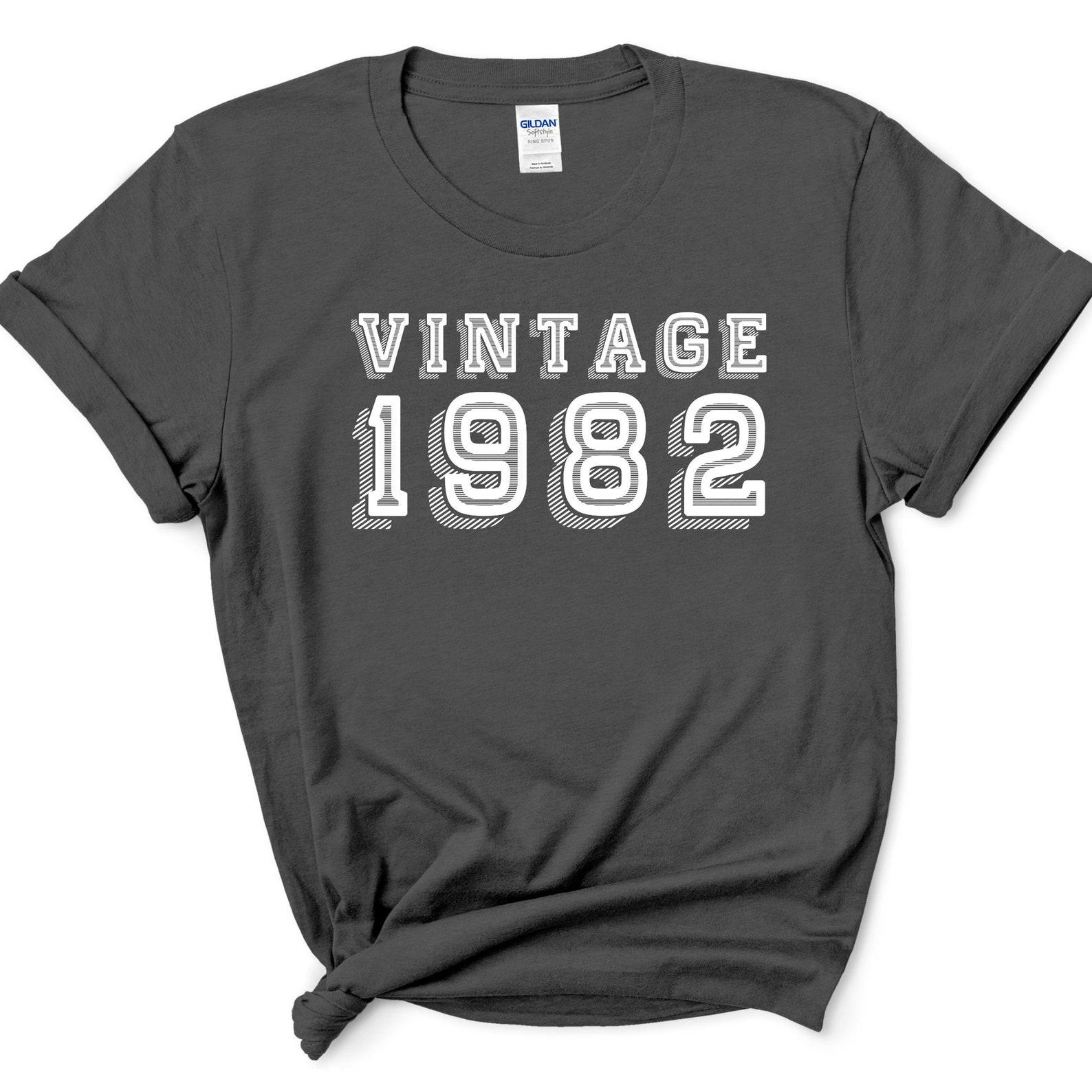 40th birthday shirt | Vintage 1982 shirt | 40th Birthday Gift | 40th Birthday Tee | 40th birthday party | 40 years old gift L