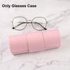 Leather Handmade Eyeglass Case Myopia Glasses Case/sunglasses Neutral Anti Pressure Glasses Case
