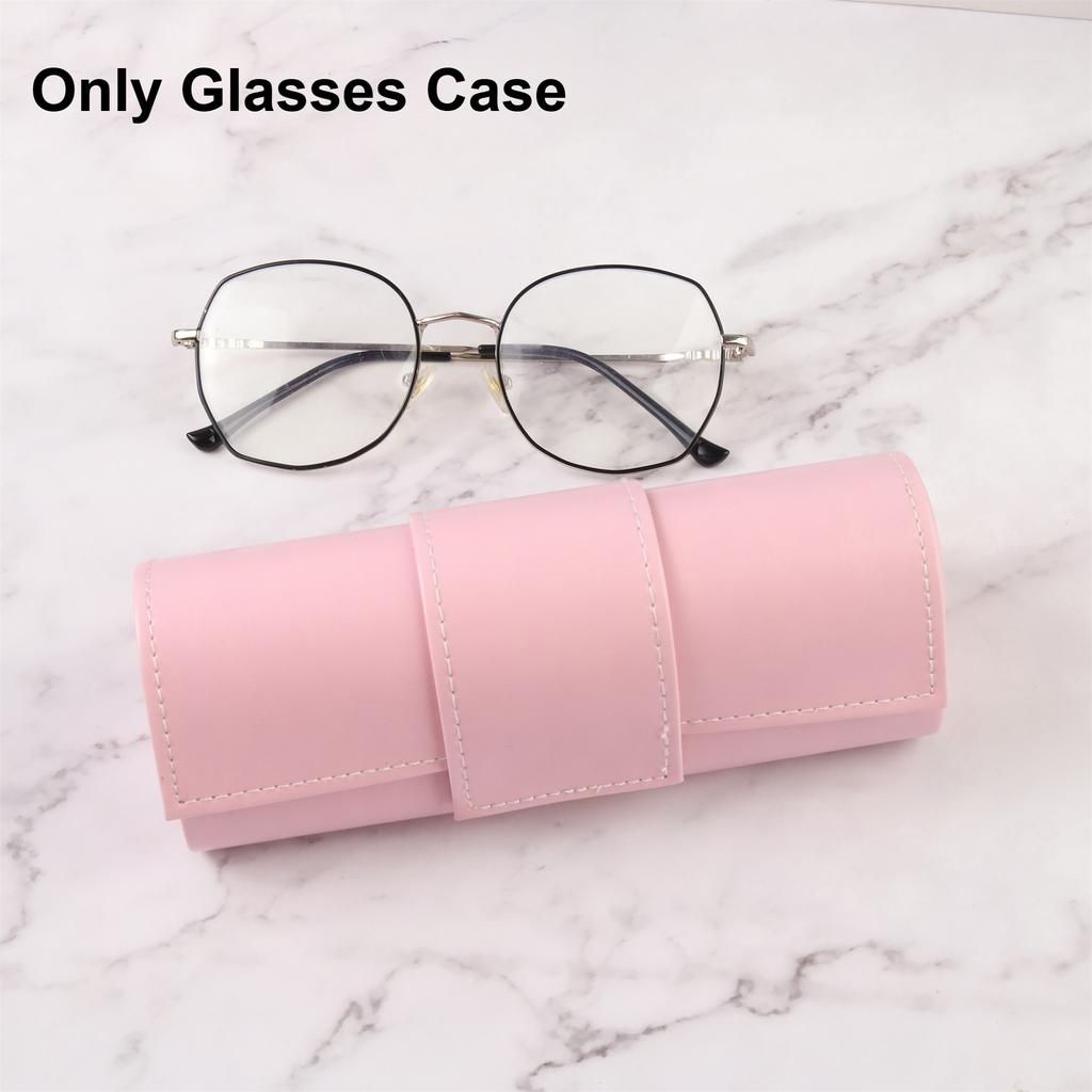 Leather Handmade Eyeglass Case Myopia Glasses Case/sunglasses Neutral Anti Pressure Glasses Case