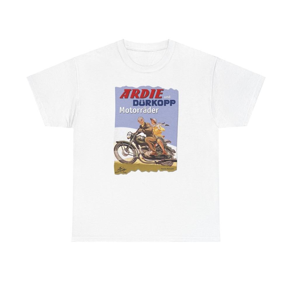 Vintage Ardie Und Dürkopp Motorcycles Unisex Tshirt Tops Tee, Arno Dietrich Design Shirt,