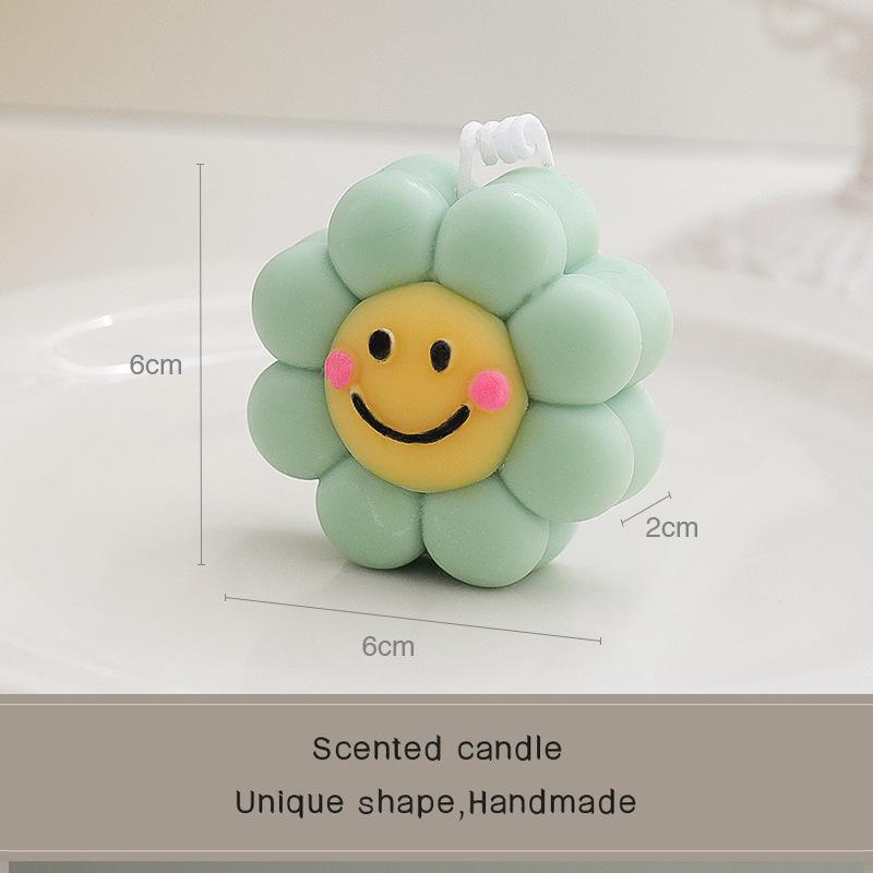 

Свеча-подсолнух своими руками, креативное украшение на день рождения, симпатичная свеча ручной работы, ароматерапевтическое украшение 4