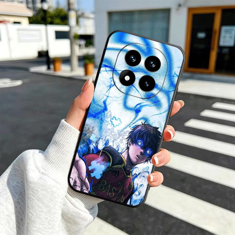 Blue L-Locks Isagi Yoichi Soft Phone Case for Xiaomi Redmi Note 12 13 14 15 Pro Plus 11 12S 11S 11T 10 4G Black Cover Back Shell
