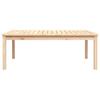 Vidaxl Garden Table, 121X82.5X45 Cm, Solid Pine Wood