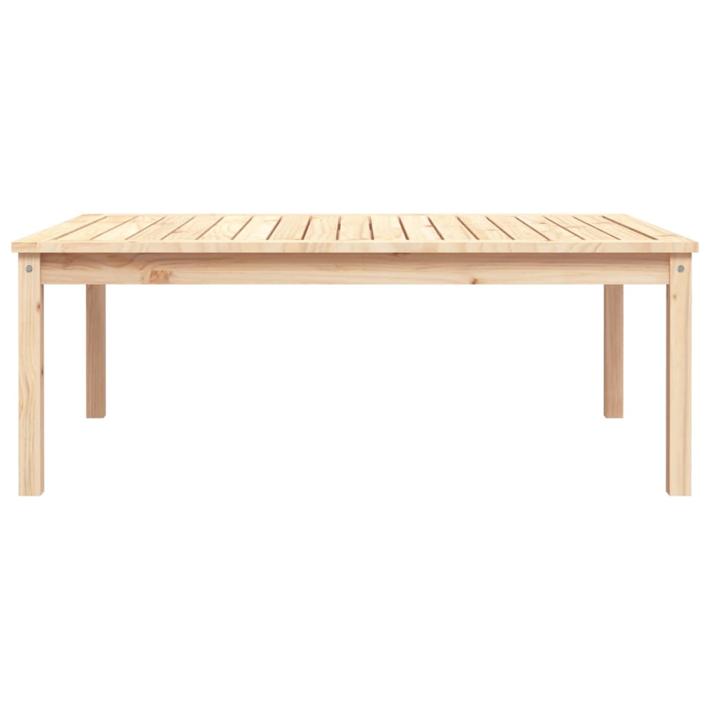 Vidaxl Garden Table, 121X82.5X45 Cm, Solid Pine Wood