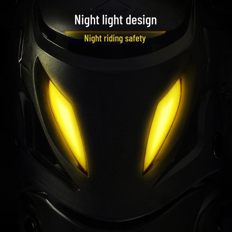 Windproof Motorcycle Racing Protective Gear: Electric Knee and Elbow Pads Set