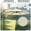 Parasol Replacement Cover 6 Ribs/8 Ribs Market Patio Umbrella Cloth Canopy Cover Waterproof Sunshade For Outdoor Garden