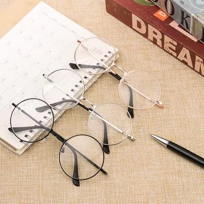 New Reading Glasses Metal Round Frame Vintage Men Women Eyeglasses Unisex Eyewear Optical Spectacles Metal Frame Glasses