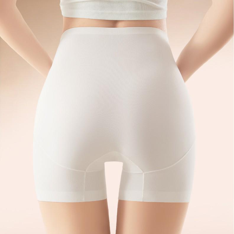 Women's Seamless Ice Silk Safety Shorts - Foundation Color, Invisible, Anti-Exposure, Wear Without Underwear, 3-in-1 Base Layer.