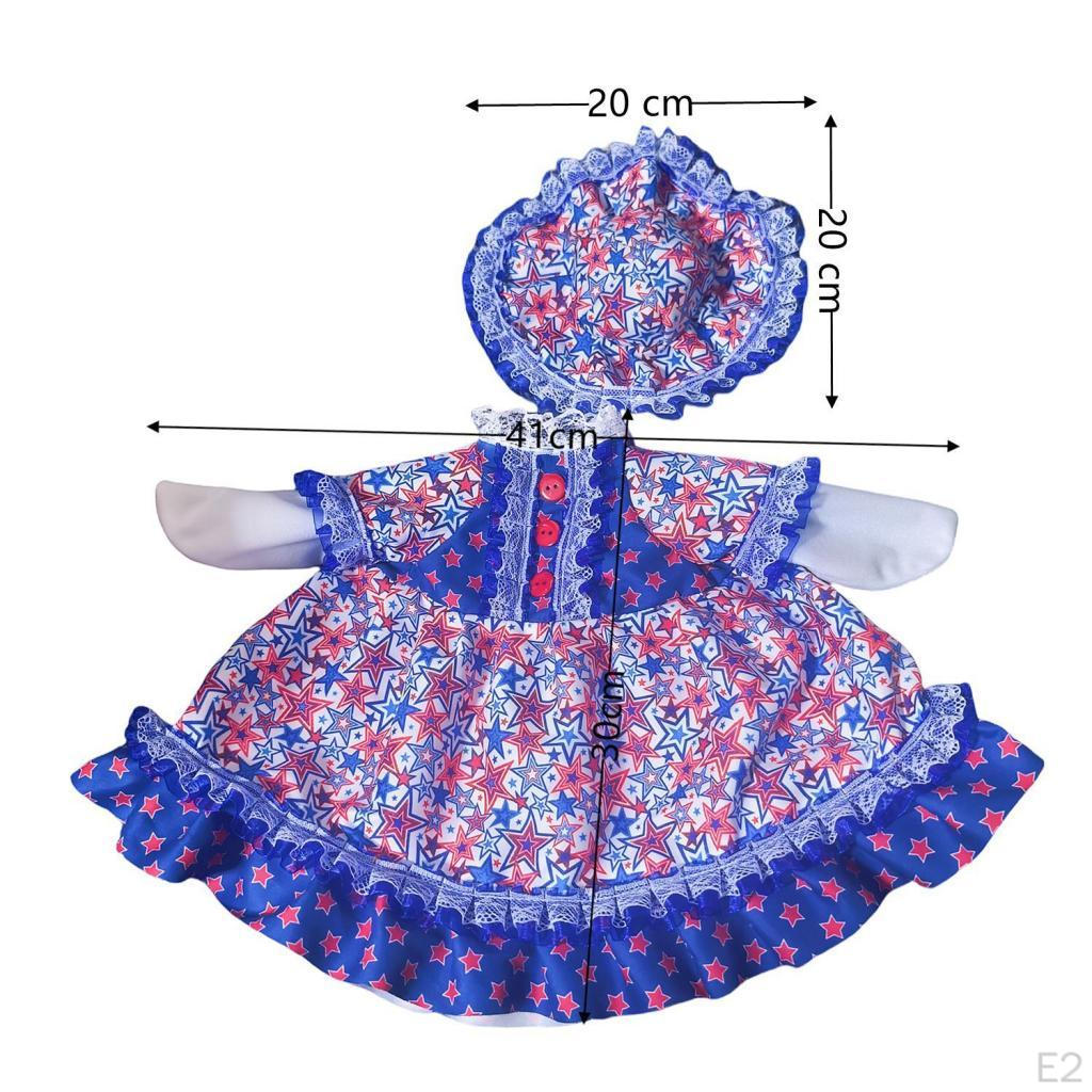 Goose Outfit with Hat Patriotic Skirt for Backyard Holiday Yard