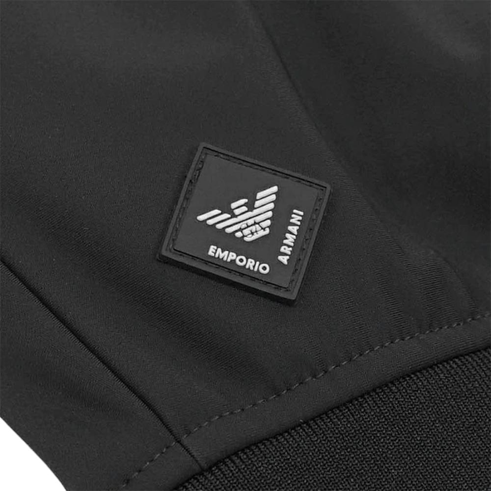 EMPORIO ARMANI Zipped Bomber Jacket In Technical Stretch Nylon 6D1B67-1NUSZ-0999