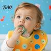 Be BPA maisto dozatorius silikoninis kūdikio vaisių tiektuvas/formelė, mokomasis kramtukas dantims dygstant, lengvai laikomas minkštas čiulptukas, saugus kramtukas kūdikiams, kelionėms