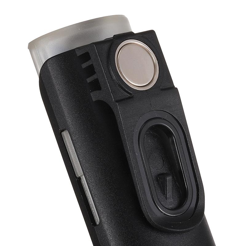 Rechargeable Mini Led Flashlight Worklight Keychain Light Camping Lamp Easy To Carry Multiple Lighting Modes Waterproof Material