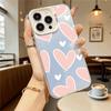 Pink Heart Pattern Hard Phone Case for Xiaomi Redmi Note 15 14 13 12 11 Pro Plus Shockproof Protective Cover