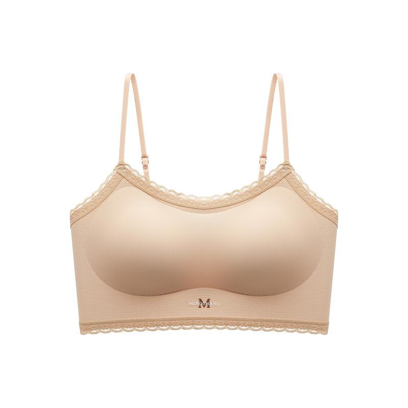 Non-magnetic invisible non-marking underwear women's small breasts gather, anti-sagging thin shoulder straps, soft support liquid foundation