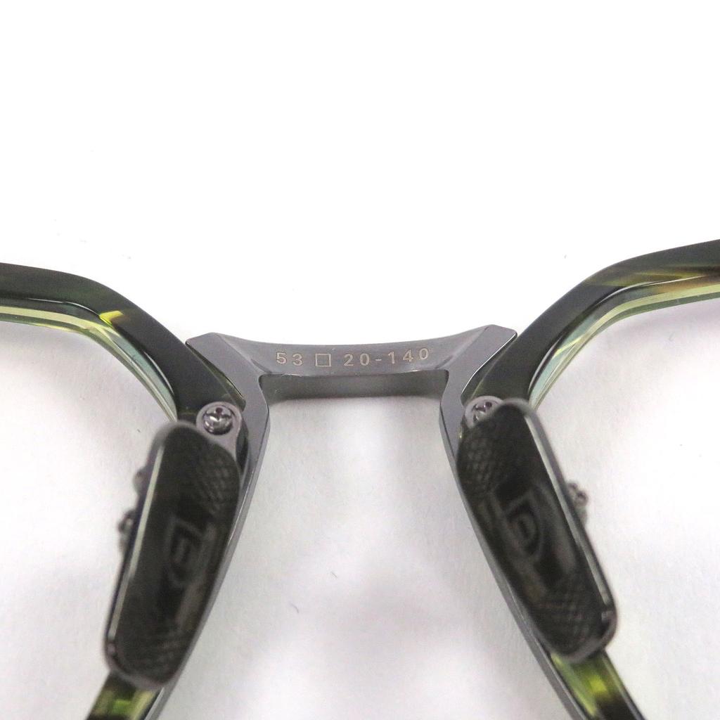 Makellose DITA Brille AEGEUS-TWO Quadratisch Klar Khaki Gebraucht