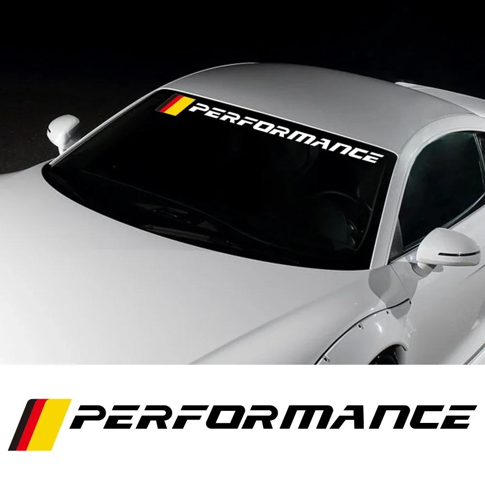 92,2x7,72CM PERFORMANCE Auto Windschutzscheibe Seitenaufkleber Letter Vinyl Aufkleber Kreative Auto Dekoration Aufkleber Zubehör