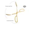Oeny Stainless Steel Scissor BBQ Tongs