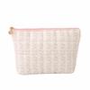 New Floral Quilted Large Plaid Cosmetic Bag Large-capacity Three-dimensional Hand-held Bubble Grid Fashion Pleated Storage Toiletry Bag