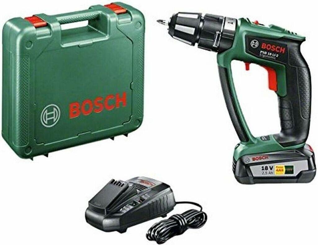 Impact Drill Driver Bosch PSB 18 LI-2 Ergonomic1 X 2.5 Ah Battery (0 603 9B0 300)