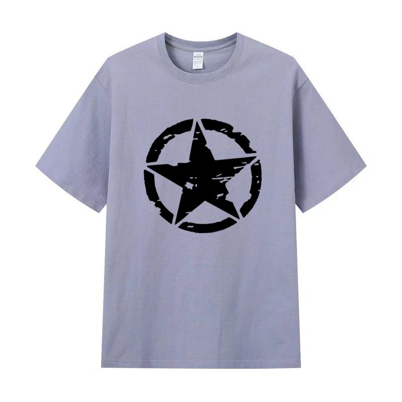 Tricou de vară pentru bărbați Tricou imprimat cu mâneci scurte din bumbac de înaltă calitate Tricou pentru femei Cămașă sport la modă Top de jogging casual