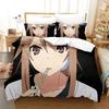 Постельный комплект Ookami-san To Shichinin No Nakama-tachi с принтом, наволочка, пододеяльник для кровати, мягкое постельное белье размера Квин и Кинг, для дома