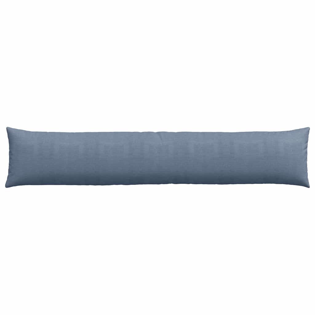 Sofa Cushions 2 Pcs Blue 200 X 40 Cm Corduroy Fabric