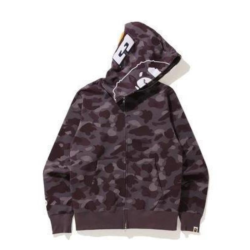 BAPE Haizivs Hūdijs Vīriešu 3D Digitālā