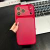 Fluorescent Color Glossy PC Phone Case For iPhone 17 16 15 14 13 Pro Max Lens Camera Touch Button Protective Shockproof Cover
