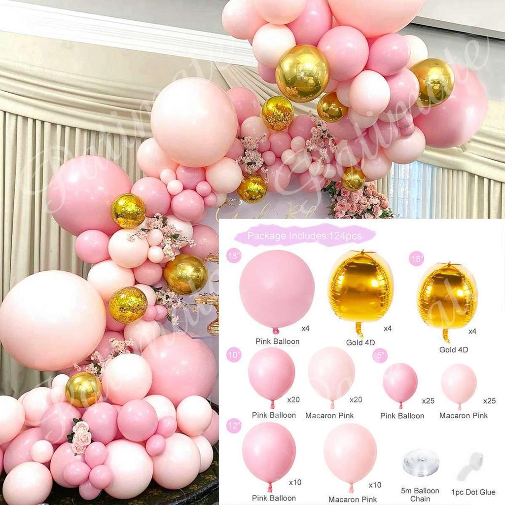 Balloon New Year'S Eve, Birthday Scene Arrangement Balloon Supplies, Wedding Camping Balloon Arch, Balloon Wedding