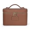 Nuova Borsa Trucco di Lusso Leggero di Alta Qualità Borsa a Mano di Grande Capacità in Pelle PU Borsa da Donna con Scomparti