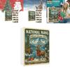 National Parks Advent Calendar Acrylic 24 Piece Set For Christmas Gift And Holiday Decor