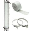 Protective Barrier Wrap Suit Easy Installation Insulation Versatiles Pipe for Heat Protecting