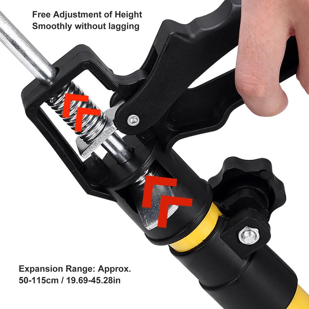 2 Set Cabinet Telescopic Support Rod 50‑115cm Adjustable 40kg Bearing Capacity Support Pole for Ceiling Installations